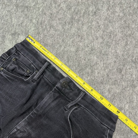 Mother High Waisted Looker Ankle Encounters at Night Slim Black Jeans - Size 25 - Picture 13 of 16